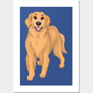 Golden Retriever Dog Posters and Art